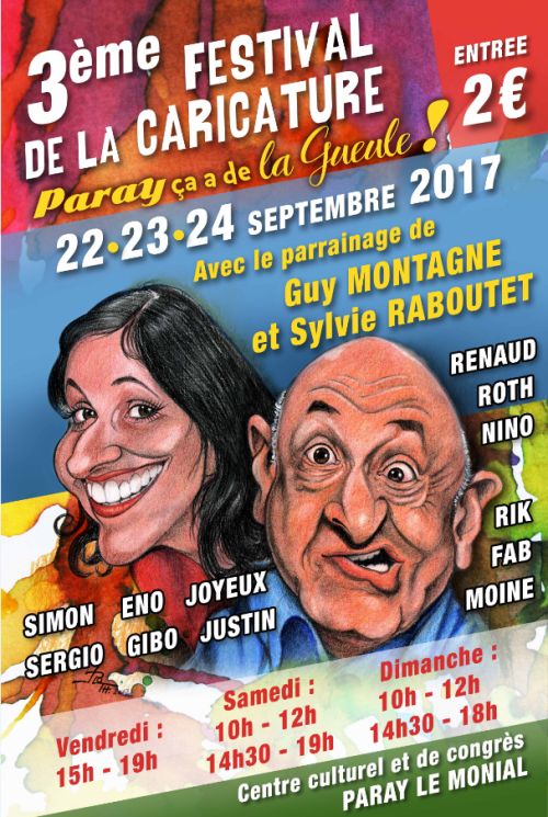 Festival de la caricature 2017 - Paray le Monial