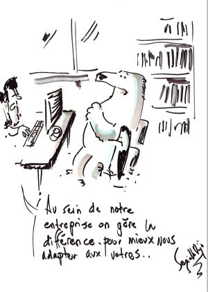 la caricature - clin oeil sminaire klesia