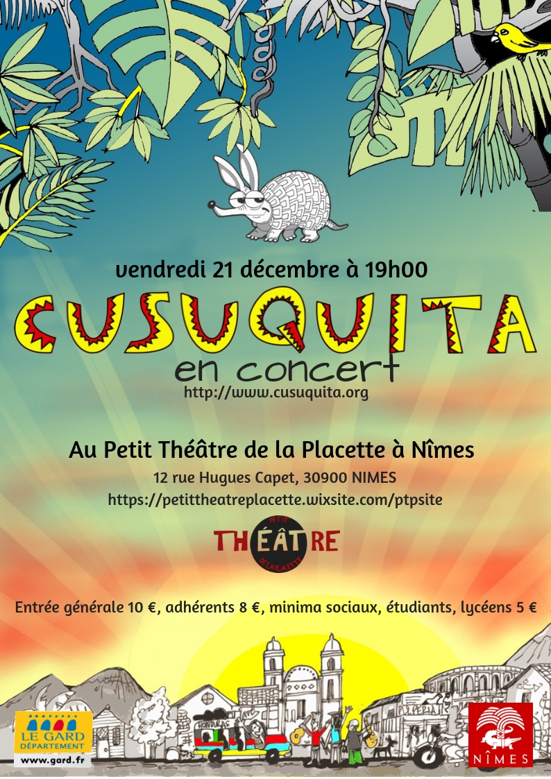 Affiche concert groupe Cusuquita 2018