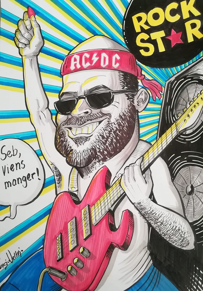 Seb - Rock Star - par Sergio Vallejo - 2019