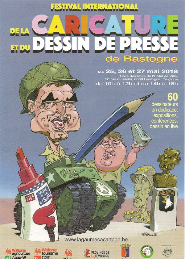 Festival international de la caricature et du dessin de presse de Bastogne - 2018